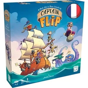 Comparateur de prix : Asmodee Jeu de société Captain Flip  - Play Punk Jeu de société  - PLPCF01FR 