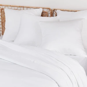 BAMBAW Taies d'Oreiller en Bambou - Blanc pas cher