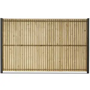 Kit d'occultation - GARDENODE - Bois - 1m23 - Maille 55 - 2m50 - Épaisseur 8mmVendu parcdiscount