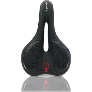 Sillín de Bicicleta Rcp Trekking Safty Luz Negro - 448g, 264mm