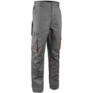 COVERGUARD Pantalon Paddock II coton polyester gris/orange TXS - - 5PAP1500XS pas cher