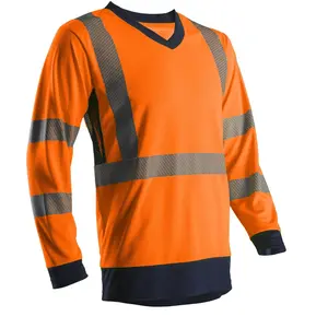 Comparateur de prix : COVERGUARD 5SOM17R00M T-shirt manches longues haute visibilité orange/marine