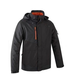 Comparateur de prix : Coverguard Parka de travail imperméable Ripstop noir et orange YUZU XXL Coverguard