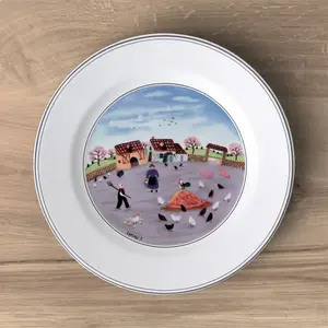 Comparateur de prix : VILLEROY & BOCH DESIGN NAIF ASSIETTE PLATE FERME/VOLAILLES 21 CM