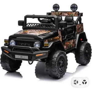 Toyota FJ Cruiser - Voiture à Batterie 12V - Télécommande - 1 à 6 ans - Noir pas cher