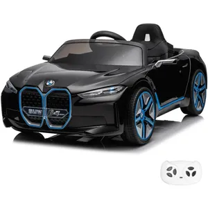 Bmw I4 Voiture Électrique 12v - Pour Enfants - 1 À 6 Ans - Noir