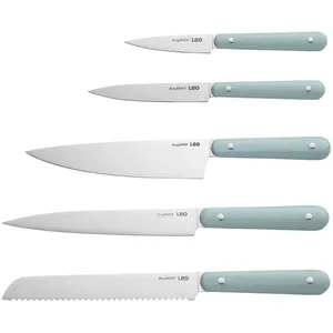Berghoff - set de 5 couteaux lames inox 3950473 - leo - glints slate 3950473 pas cher