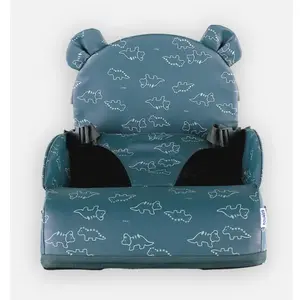 Comparateur de prix : Noukie's Rehausseur De Chaise Bleu Motifs Dinosaures