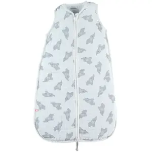Noukies M&M20 Gris Clair Gigoteuse Eté Mousseline Bio 70 cm 1 UnitéVendu paraubert