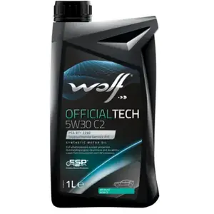 WOLF - Huile moteur OFFICIALTECH 5W30 C2/C3 - Bidon de 1 litre - 8332371Vendu parpiecesetpneus