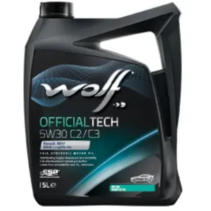 WOLF - Huile moteur OFFICIALTECH 5W30 C2/C3 - Bidon de 5 litres - 8332579 pas cher