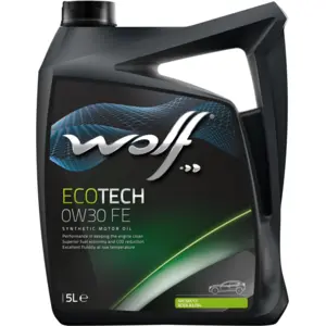 WOLF - Huile moteur ECOTECH 0W30 FE - Bidon de 5 litres - 8309403 pas cher