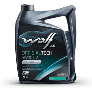 Comparateur de prix : WOLF - Huile moteur OFFICIALTECH 5W30 C2 - Bidon de 5 litres - 8309113