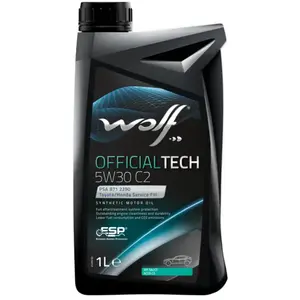 Comparateur de prix : WOLF - Huile moteur OFFICIALTECH 5W30 C2 - Bidon de 1 litre - 8308918