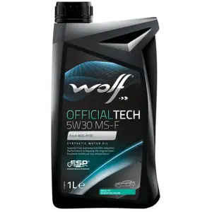 WOLF - Huile moteur OFFICIALTECH 5W30 MS-F - Bidon de 1 litre - 8308611 pas cher
