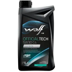 WOLF - Huile moteur OFFICIALTECH 5W30 C4 - Bidon de 1 litre - 8308314Vendu parpiecesetpneus