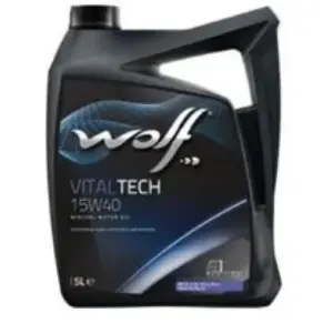 WOLF - Huile moteur VIVALTECH 15W40 - Bidon de 5 litres - 8301117 pas cher