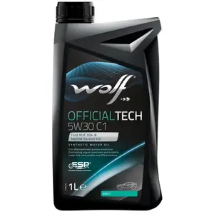 WOLF - Huile moteur OFFICIALTECH 5W30 C1 - Bidon de 1 litre - 8307713 pas cher