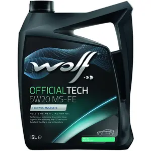 WOLF - Huile moteur OFFICIALTECH 5W20 MS-FE - Bidon de 5 litres - 8320385 pas cher