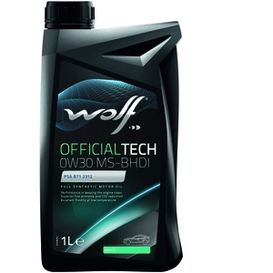 Comparateur de prix : WOLF - Huile moteur OFFICIALTECH 0W30 MS-BHDI - Bidon de 1 litre - 8323393
