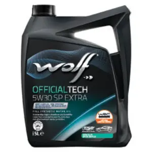 WOLF - Bidon 5 litres d'huile moteur 5W30 OFFICIAL TECH 5W30 SP EXTRA ... pas cher