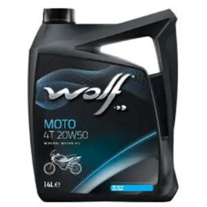 Comparateur de prix : WOLF - Huile moteur moto 4T 20W50 - Bidon de 1 litre - 1043814