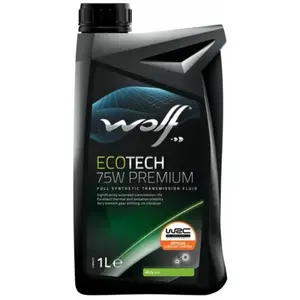 Comparateur de prix : WOLF - Huile de transmission 75W ECOTECH - 1 L - 1048869