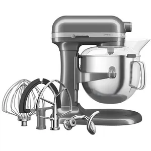 KITCHENAID - Robot KitchenAid Artisan gris chromé - 5KSM150PSEMC