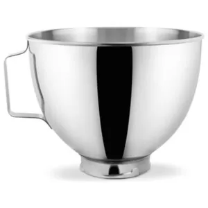 Comparateur de prix : Kitchenaid - Bol de 4,3l inox poli à poignée pour robot artisan 5k45sbwh
