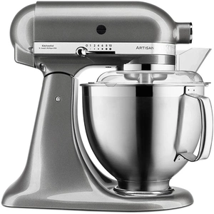 Comparateur de prix : Robot pâtissier Kitchenaid ARTISAN PREMIUM GRIS ETAIN 4,8L- 5KSM185PSEMS