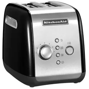 Grille pain kitchenaid 2 fentes - 1100w noir onyx 5kmt221eob KITCH5KMT221EOB pas cher