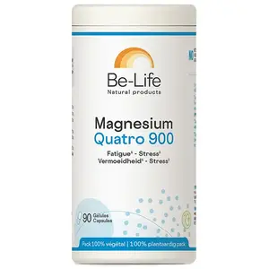 Comparateur de prix : Be-Life Magnésium Quatro 900 90 gélules