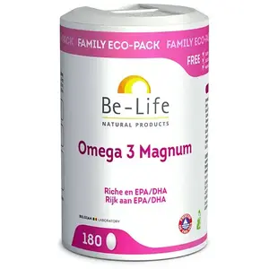 Comparateur de prix : Be-Life Oméga 3 Magnum 180 capsules