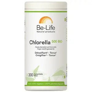 Comparateur de prix : Be-Life Chlorella 500 Bio 200 comprimés