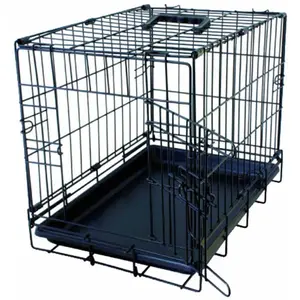 Comparateur de prix : Cage de transport pour chien avec 1 porte tirroir plastic Duvoplus Fer Pliable TU