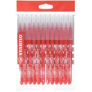 Comparateur de prix : STABILO - Recharge schoolpack - lot de 12 Feutres de coloriage- rouge