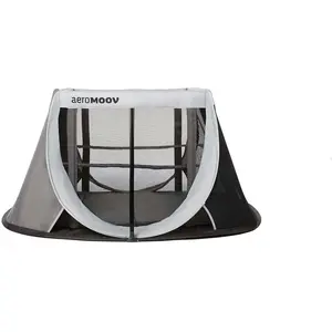 Lit de voyage pliant Instant gris roche AEROMOOV pas cher