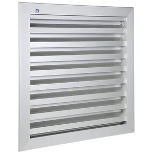 Comparateur de prix : Grille de ventilation 200x200mm aluminium gris - RENSON - 41122