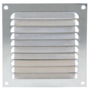 Comparateur de prix : Grille estampée 436 400x400mm anodisé argent - RENSON - 44004001