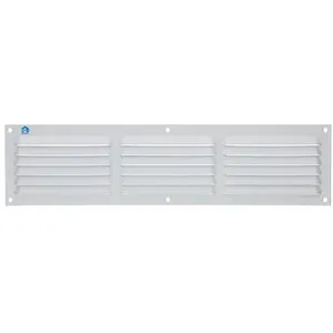Comparateur de prix : Grille à persienne 436 400x100mm époxy blanc NR RAL 9010 - RENSON - 44...