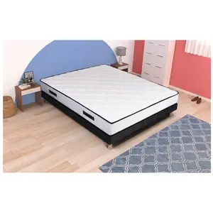 Comparateur de prix : Ensemble sommier et matelas - PARIS - 140 x 190 - Ressorts - Sommier à...