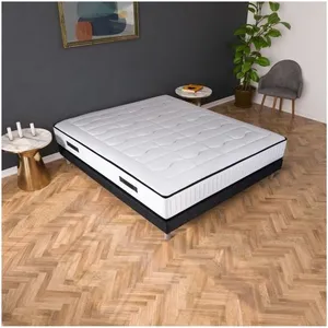Comparateur de prix : Matelas 160 x 200cm - ressorts ensachés et mémoire de forme - 24 cm - ferme - excellence collection berlin