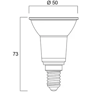 Sylvania Ampoule LED RETRO, PAR16, E14, 3,6 W, 840, 345 lm, 36° pas cher