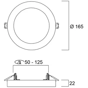 Sylvania Plafonnier LED START 5 en 1, blanc, Ø 17 cm, CCT, à intensité... pas cher