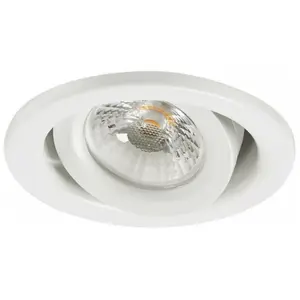 Sylvania - Spot led encastre orientable 620lm blanc neutre 4000K dim