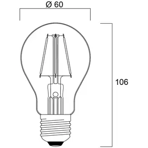 Sylvania ToLEDo Ampoule LED rétro E27 4,1W 4er Mix pas cher