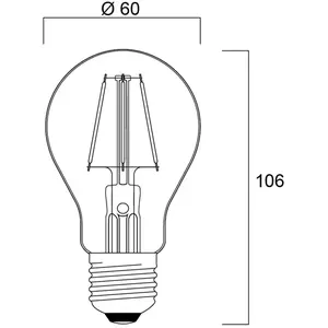 Sylvania ToLEDo Ampoule LED rétro E27 4,1W bleu pas cher