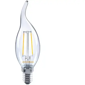 Sylvania Ampoule bougie LED E14 ToLEDo 2,5W 827 claire, coup de ventVendu parluminaire