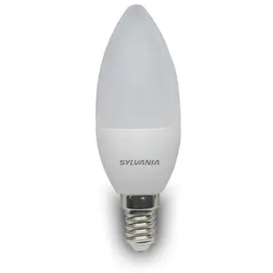 Sylvania Ampoule flamme dépolie 5w 2700°k 470lm e14 blanc chaud 2700 °k 470 5 w e14 ampoule flamme dépolie 5w 2700°k 470lm e14 12000 heure(s) 1 boîte(s) de 4 pVendu paramazon
