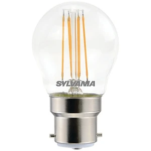 Ampoule Sphérique led Clair Filament Blanc Chaud B22 Sylvania pas cher